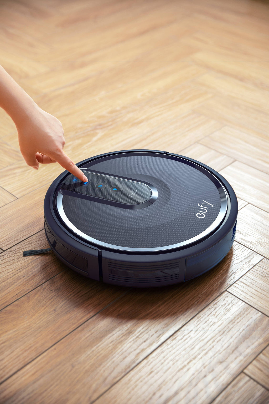 Robovac 25C Wifi Robot Vacuum – 1500 PA Smart Pet-Hair Cleaning for Hard Floors & Carpets, App + Alexa/Google Voice Control, Slim Design, Smart Suction
