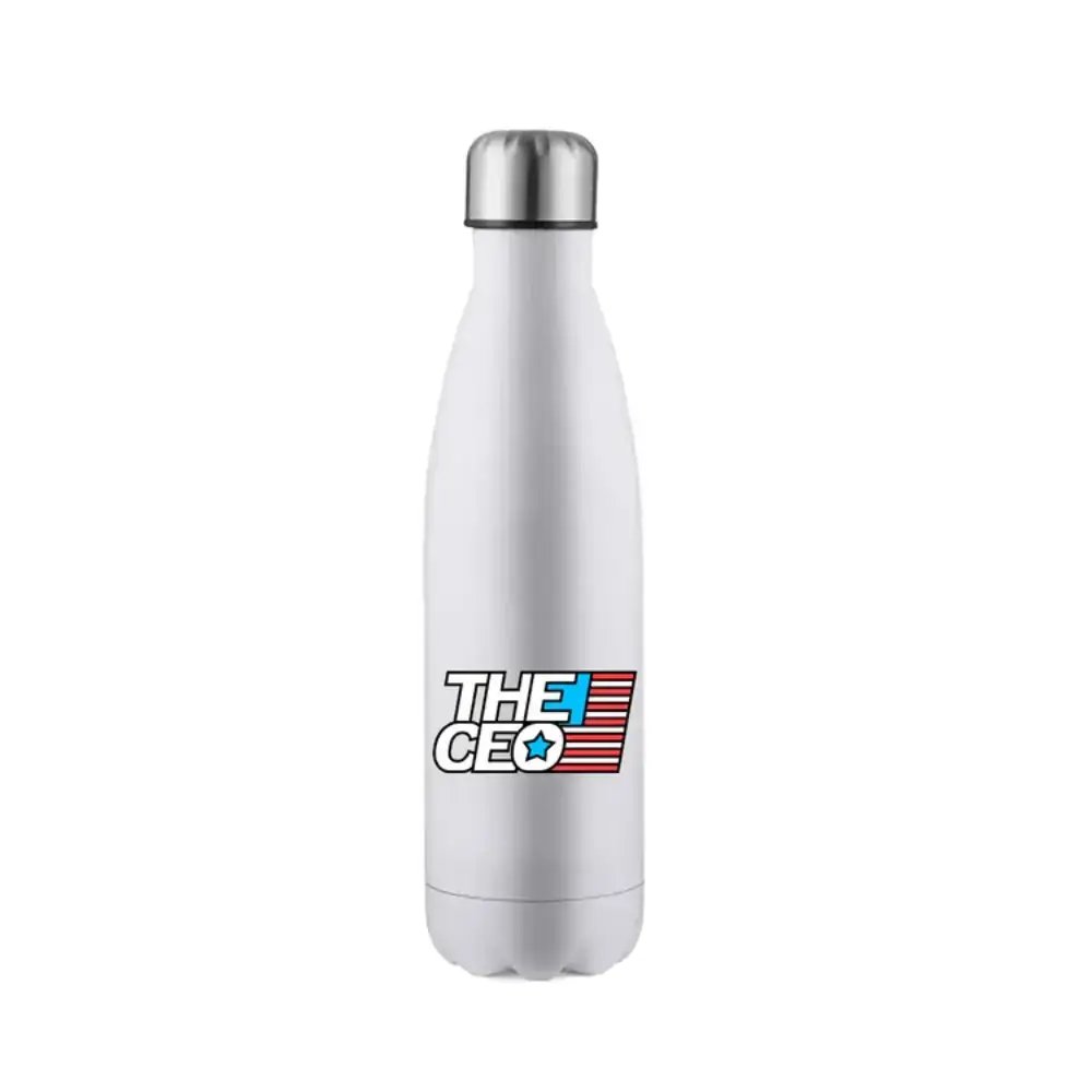 American Flag The  CEO 17oz Stainless Steel Water Bottle