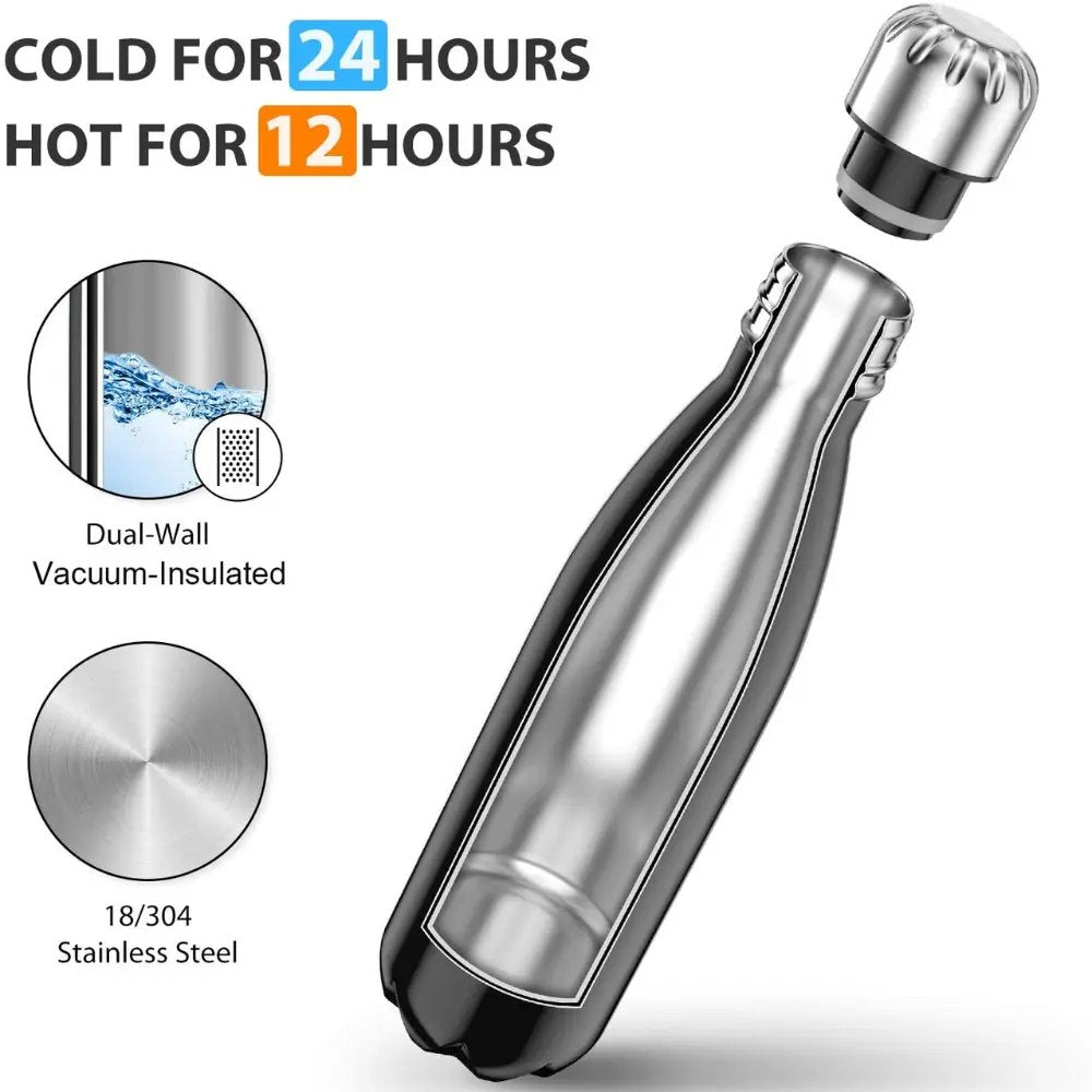 Customizable 17oz Stainless Steel Water Bottle