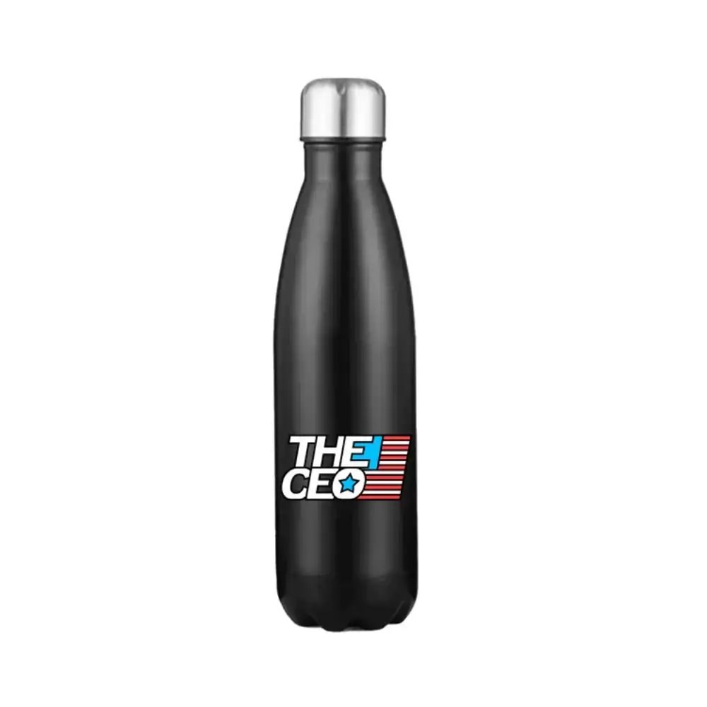 American Flag The  CEO 17oz Stainless Steel Water Bottle